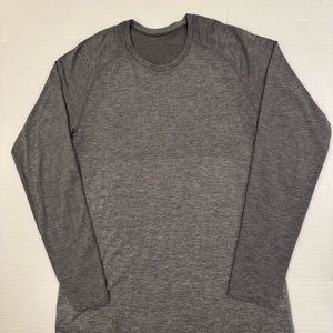 Lululemon Metal Vent Long Sleeve Shirt - Light gray and silver